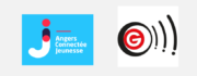 j et radio g logos